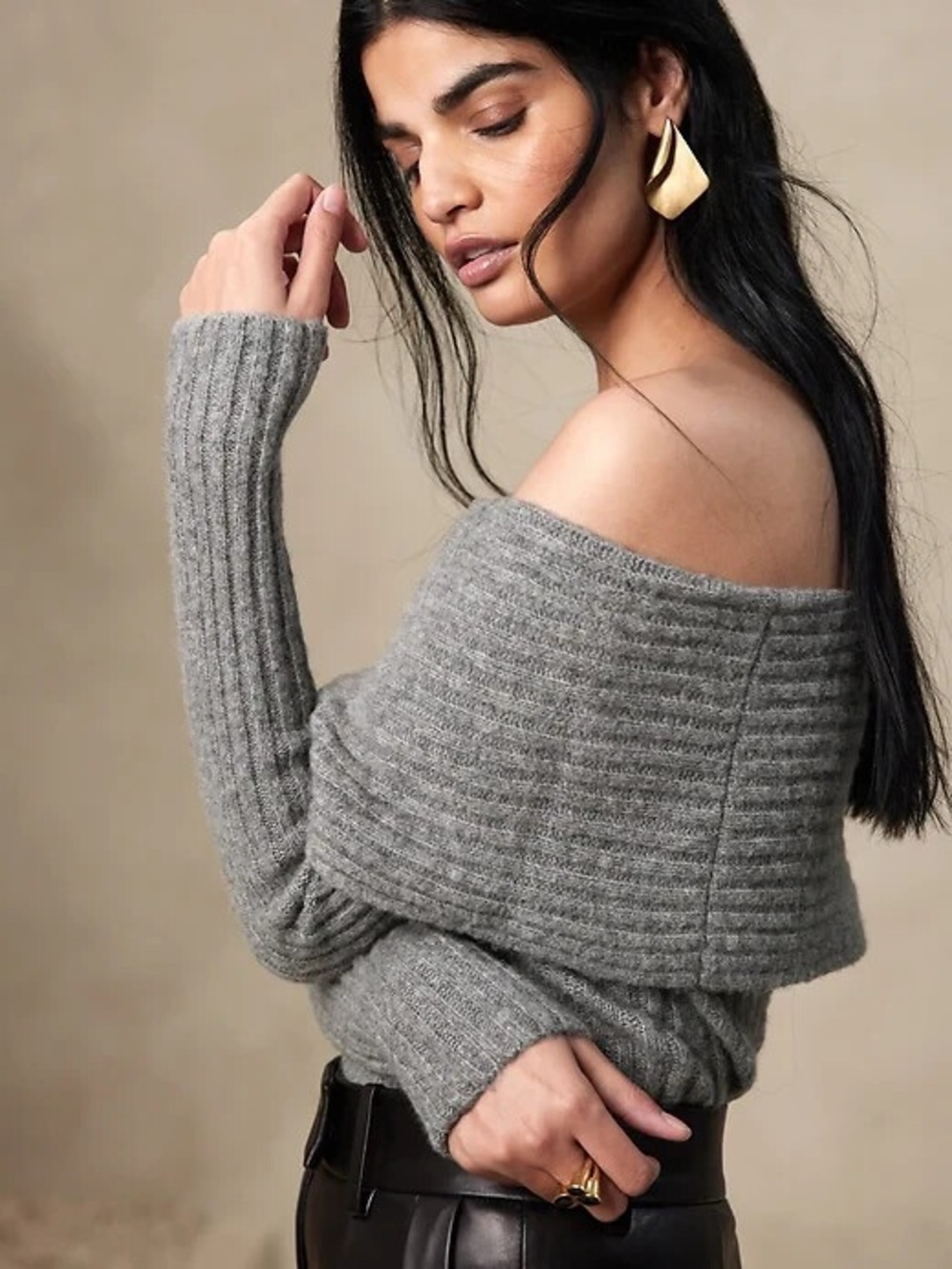 Banana Republic Off-Shoulder Sweater